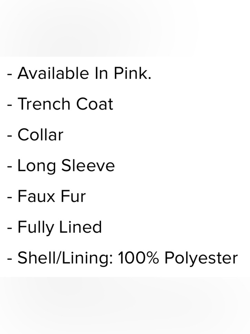 NWT Fashion Nova Pink Faux Fur Long Coat 3X - Picture 9 of 9